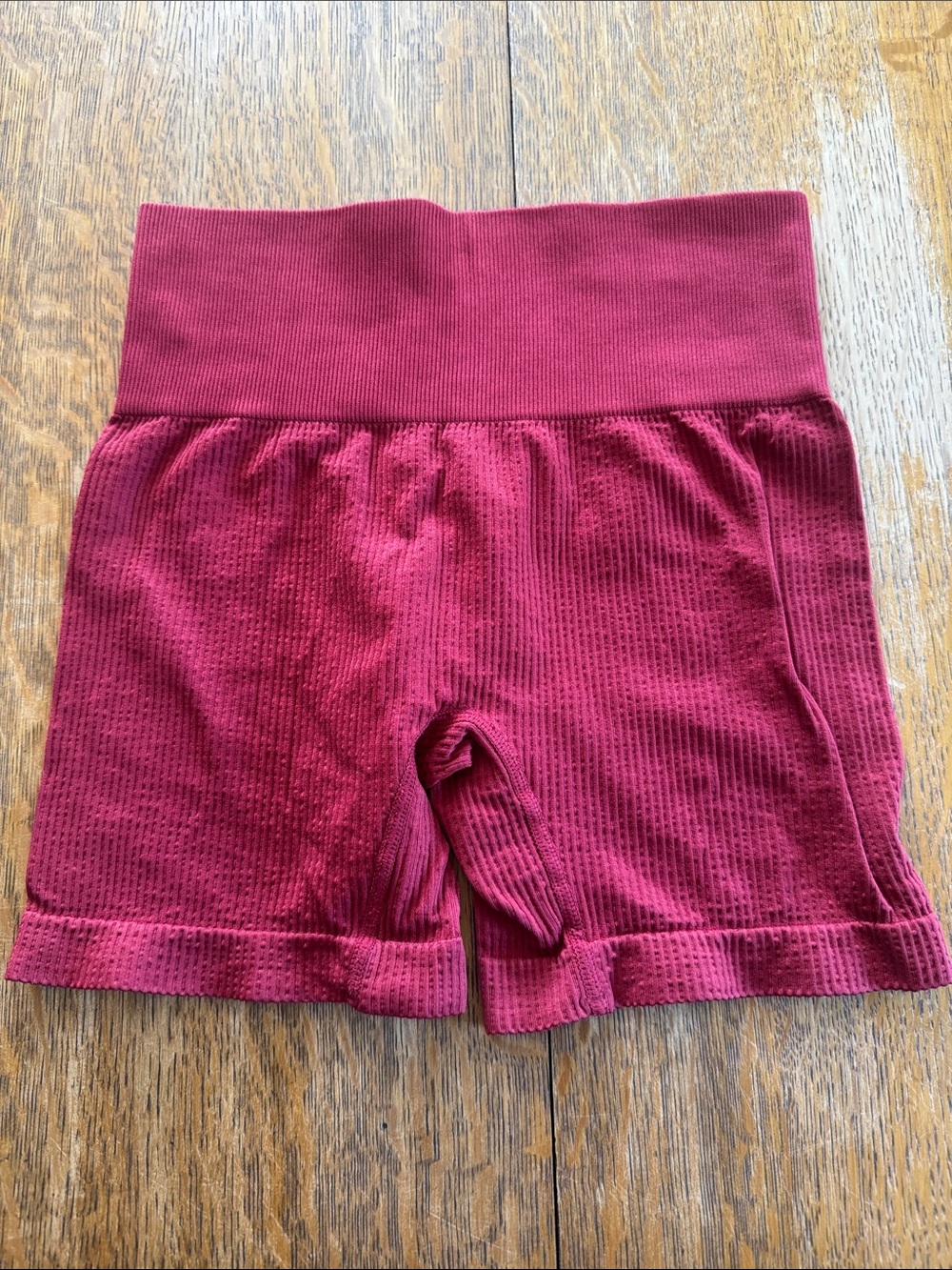 Colsie Berry Red Athletic Bike Shorts